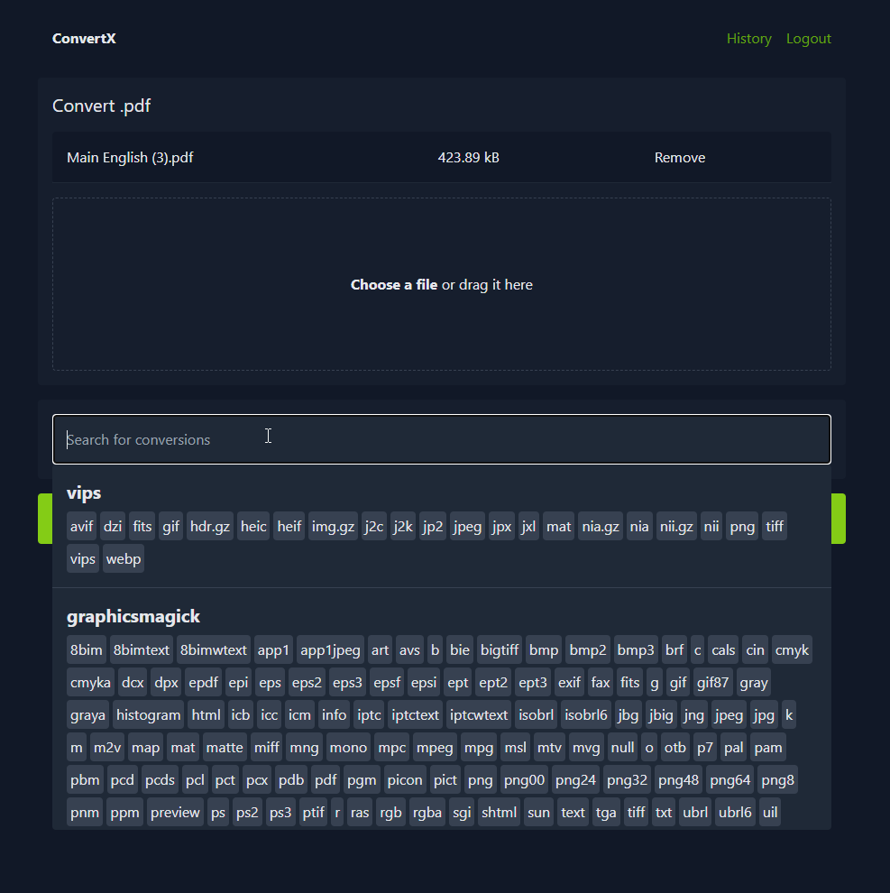 ConvertX Preview